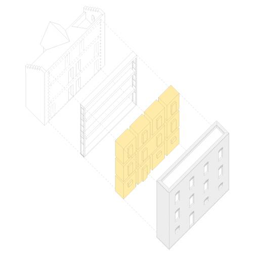 Haus - Fuge - Füllung - Wand